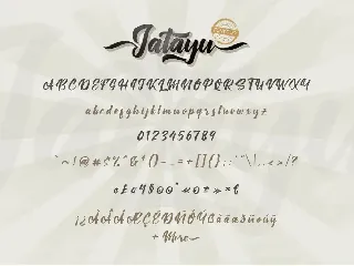 Jatayu Scipt Font Layered