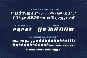 Buladig - E-Sport Display Font