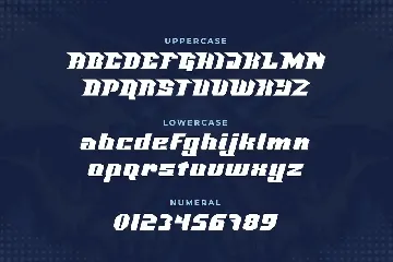 Buladig - E-Sport Display Font