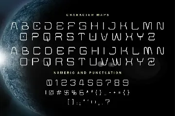 CENTURION - futuristic font