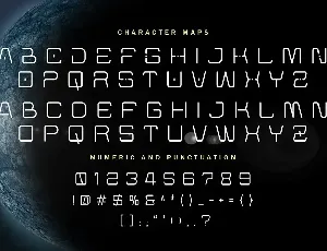 CENTURION - futuristic font