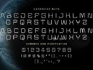CENTURION - futuristic font