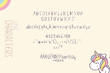 Little Unicorn Font Duo