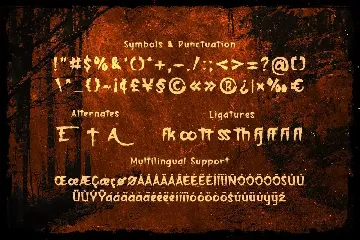 Aoka - Horror and Scary Typeface font