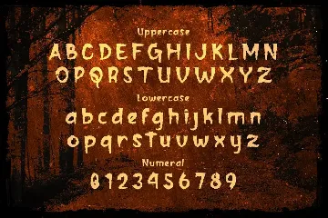 Aoka - Horror and Scary Typeface font