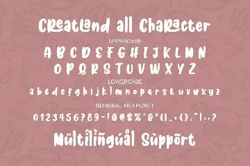 Createland font