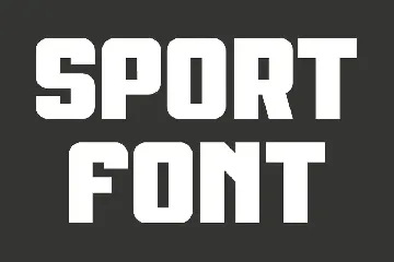 Sporter font