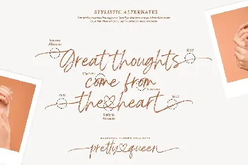 Pretty Queen - Chic Brush Font