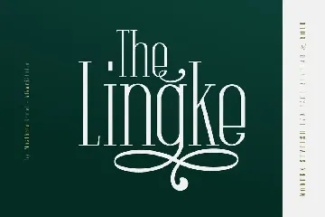 The Lingke Stylish Modern Serif Font