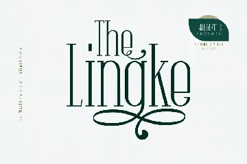 The Lingke Stylish Modern Serif Font