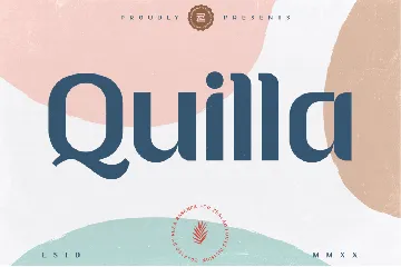 Quilla font