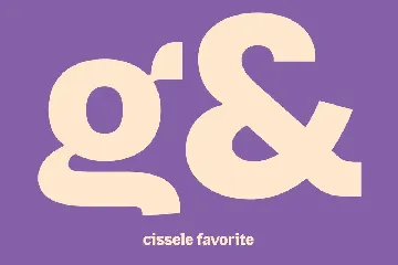 Cissele Display Font