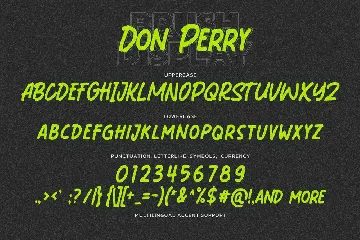 Don Perry - Brush Display Font