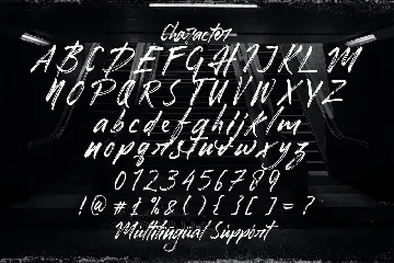 Honuzima - Handbrush Script Font