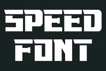 Speed Gaspol font