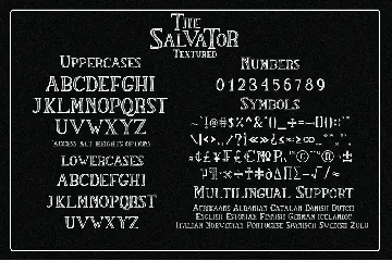 The Salvator - Vintage Font Package