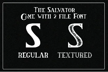 The Salvator - Vintage Font Package