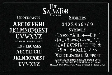 The Salvator - Vintage Font Package