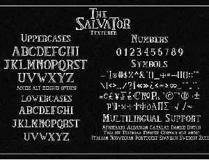 The Salvator - Vintage Font Package