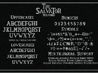 The Salvator - Vintage Font Package