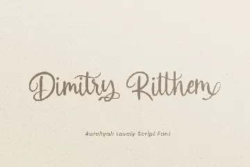 Aurellyah Lovely Script font