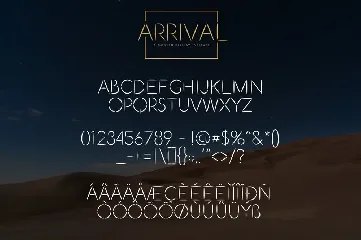 Arrival Font