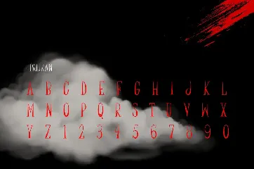 Palikan - Horror Display font