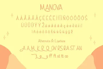 Manova font