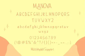 Manova font