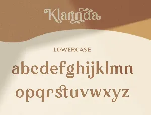 Klarinda Remenont Playful Serif font