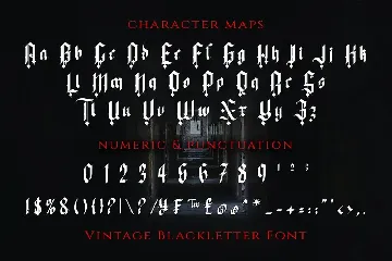 Xavierious Letter - Vintage Blackletter Font