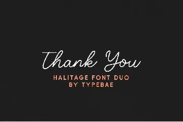 Halitage Vintage Font Duo