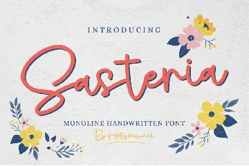 Sasteria font