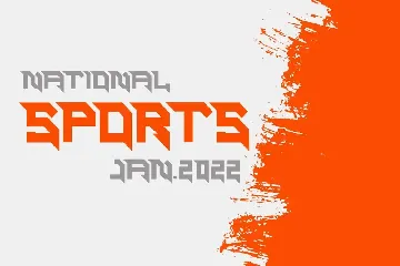 Taper Sports Typeface font