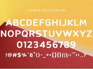 Glennia - Modern Display Sans Serif font