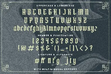 Yugitoy - Blackletter Font