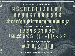 Yugitoy - Blackletter Font