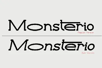 Monsterio font