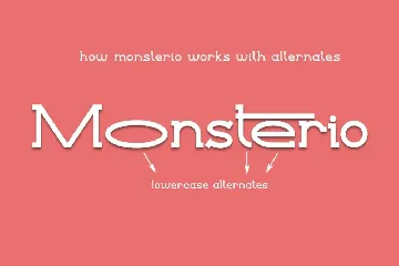 Monsterio font