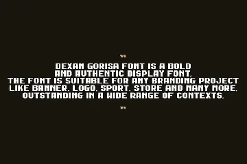 Dexan Gorisa - Regular + Italic font