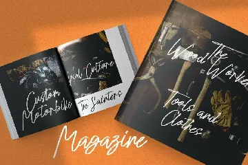 Oyange - Brush Calligraphy Font