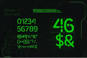 Harmos - Techno Sci-fi Font