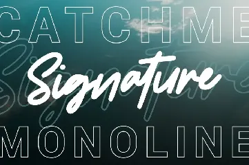 Catchme | Monoscript Font