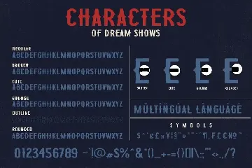 Dream Shows Vintage Business Font