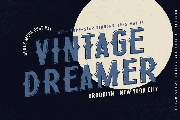 Dream Shows Vintage Business Font