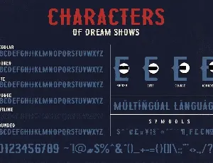 Dream Shows Vintage Business Font