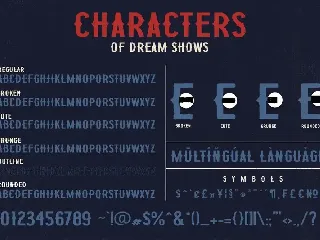 Dream Shows Vintage Business Font