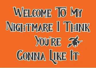 Child Witch - Halloween Typeface font