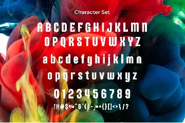 Racking - Modern Condensed Sans font