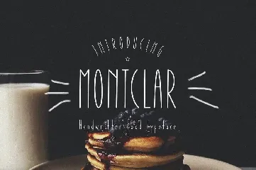 Montclar Handwritten Font